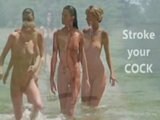 Nuda spiaggia moda clip