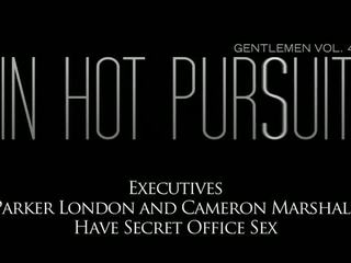 Executives parker london ja cameron marshall olla toimisto seksi
