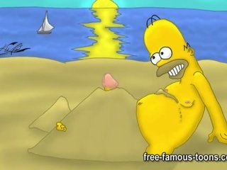 Simpsons hentai dirty video